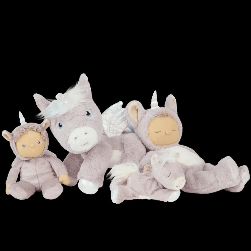 Olli Ella Indoor Play|Soft Toys|Binky Baby Unicorn - Glitter