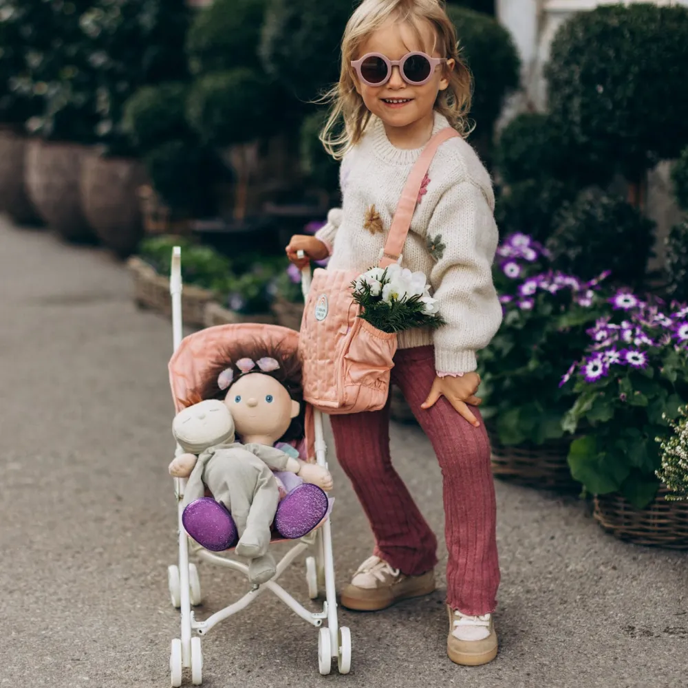 Olli Ella Indoor Play|Doll Accessories|Carrie Convertible Changing Set - Rose