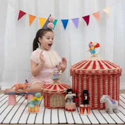 Olli Ella Indoor Play|To Carry|Circus Tent - Toy Basket