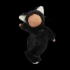 Olli Ella Indoor Play|Soft Toys - Newborns|Cozy Dinkums - Black Cat - Nox