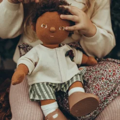 Olli Ella Indoor Play|Doll Accessories|Dinkum Dolls Cardigan & Romper Set - Holiday