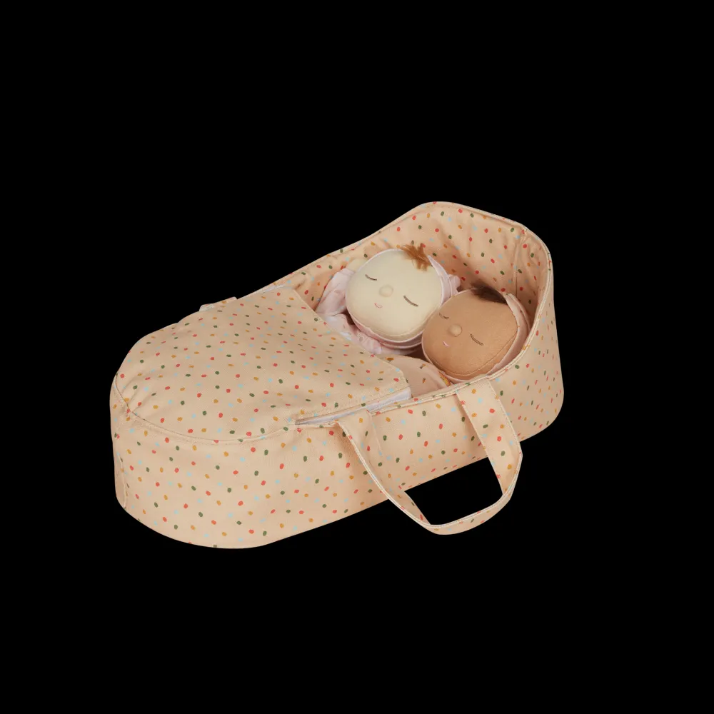 Olli Ella Indoor Play|Doll Accessories|Dinkum Dolls Carry Cot - Gumdrop