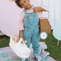 Olli Ella Indoor Play|Doll Accessories|Dinkum Dolls Carry Cot - Pansy