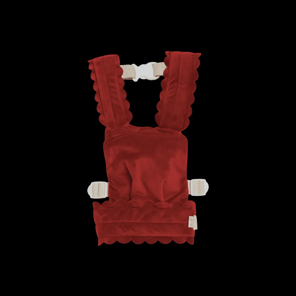 Olli Ella Indoor Play|Doll Accessories|Dinkum Dolls Petal Carrier - Red