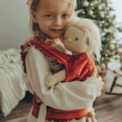 Olli Ella Indoor Play|Doll Accessories|Dinkum Dolls Petal Carrier - Red