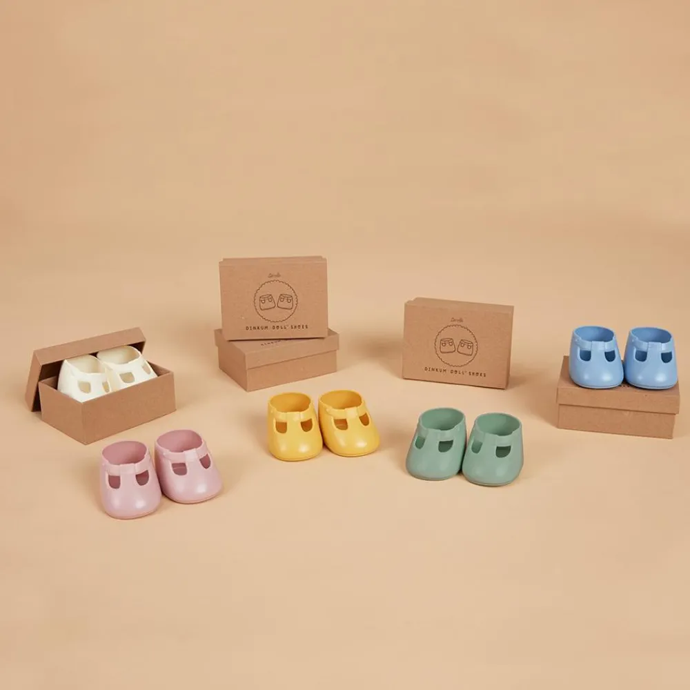 Olli Ella Indoor Play|Doll Accessories|Dinkum Dolls Shoes - Basil Green