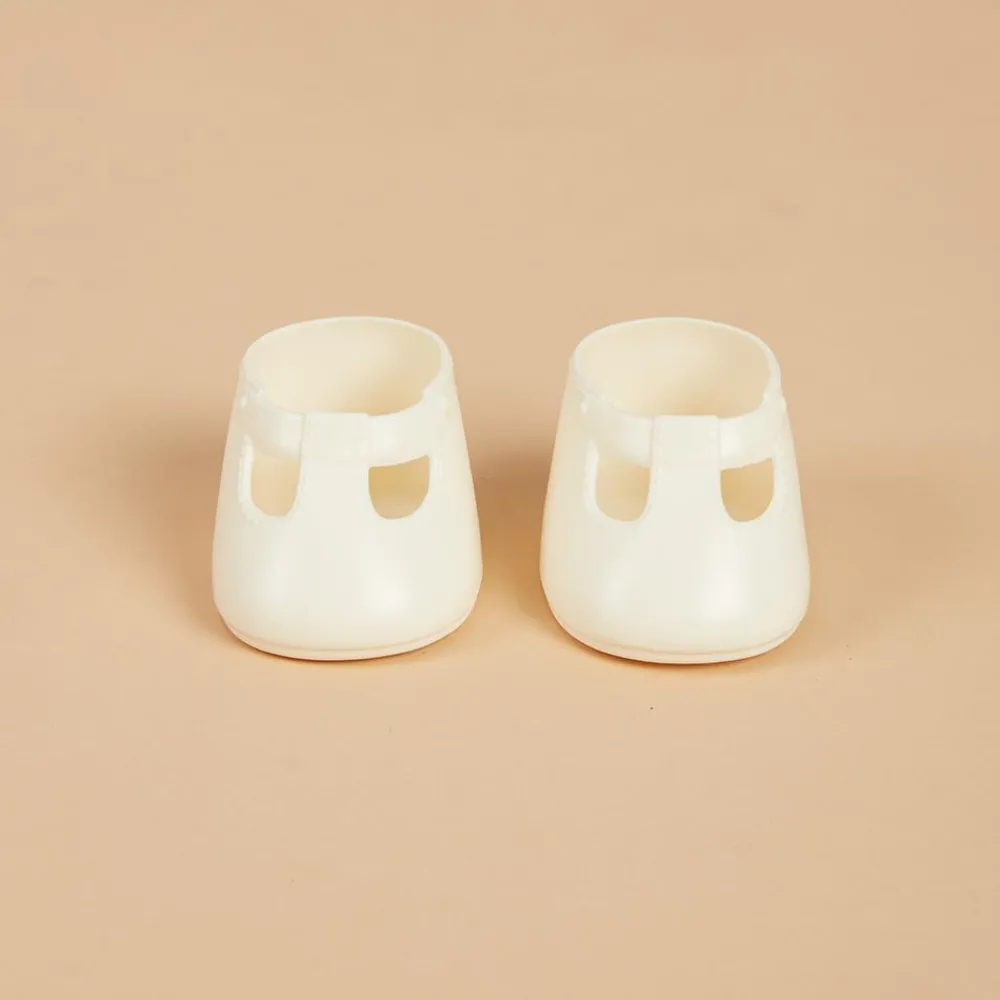Olli Ella Indoor Play|Doll Accessories|Dinkum Dolls Shoes - Cream