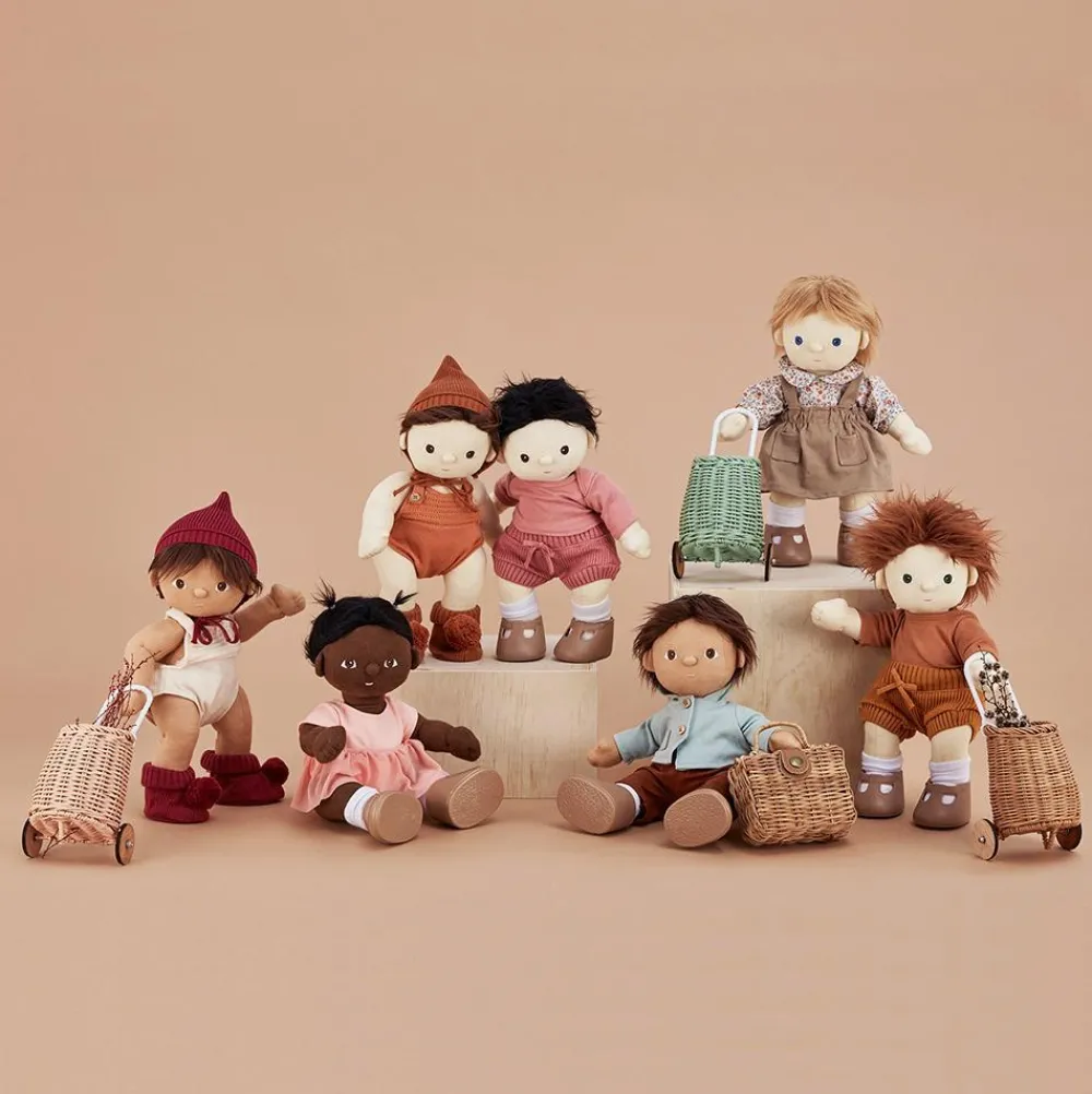 Olli Ella Indoor Play|Doll Accessories|Dinkum Dolls Snuggly Set - Toffee