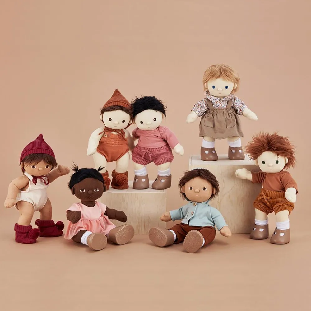 Olli Ella Doll Accessories|Dinkum Dolls Snuggly Set - Berry
