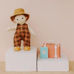 Olli Ella Indoor Play|Doll Accessories|Dinkum Dolls Travel Togs - Apricot