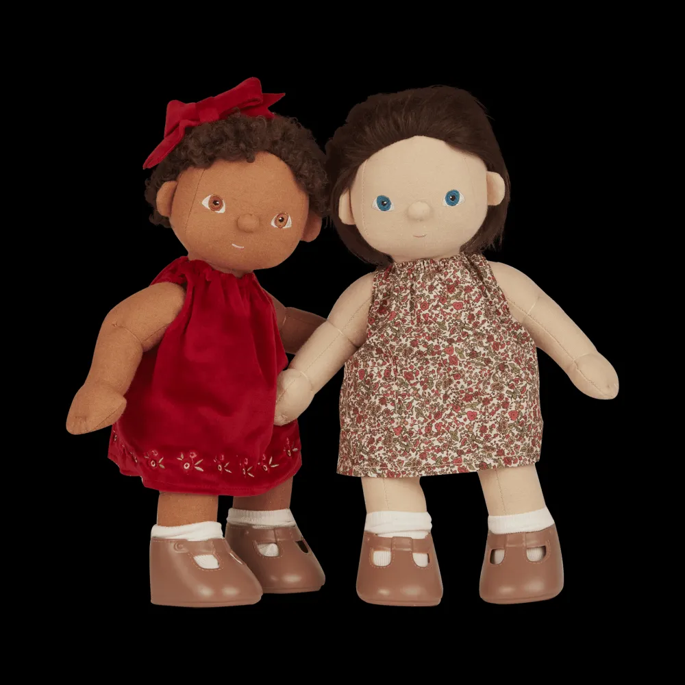 Olli Ella Indoor Play|Doll Accessories|Dinkum Dolls Una Dress Set - Holiday