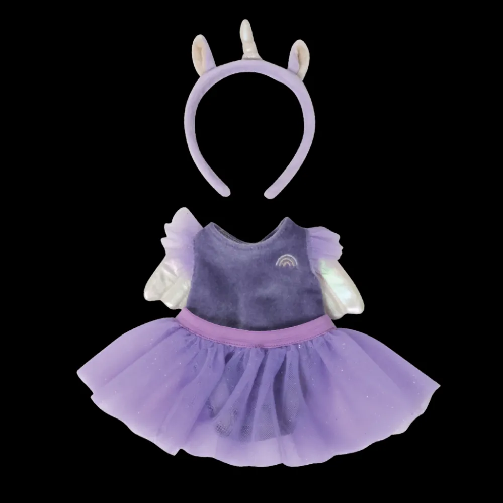 Olli Ella Indoor Play|Doll Accessories|Dinkum Unicorn Outfit - Lilac