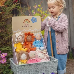 Olli Ella Indoor Play|Soft Toys|Dinky Dinkums Blossom Buds - Multi Pack