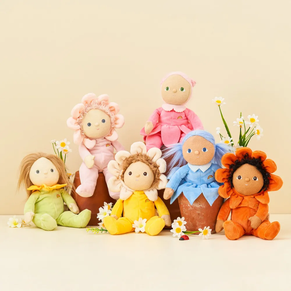 Olli Ella Indoor Play|Soft Toys|Dinky Dinkums Blossom Buds - Multi Pack