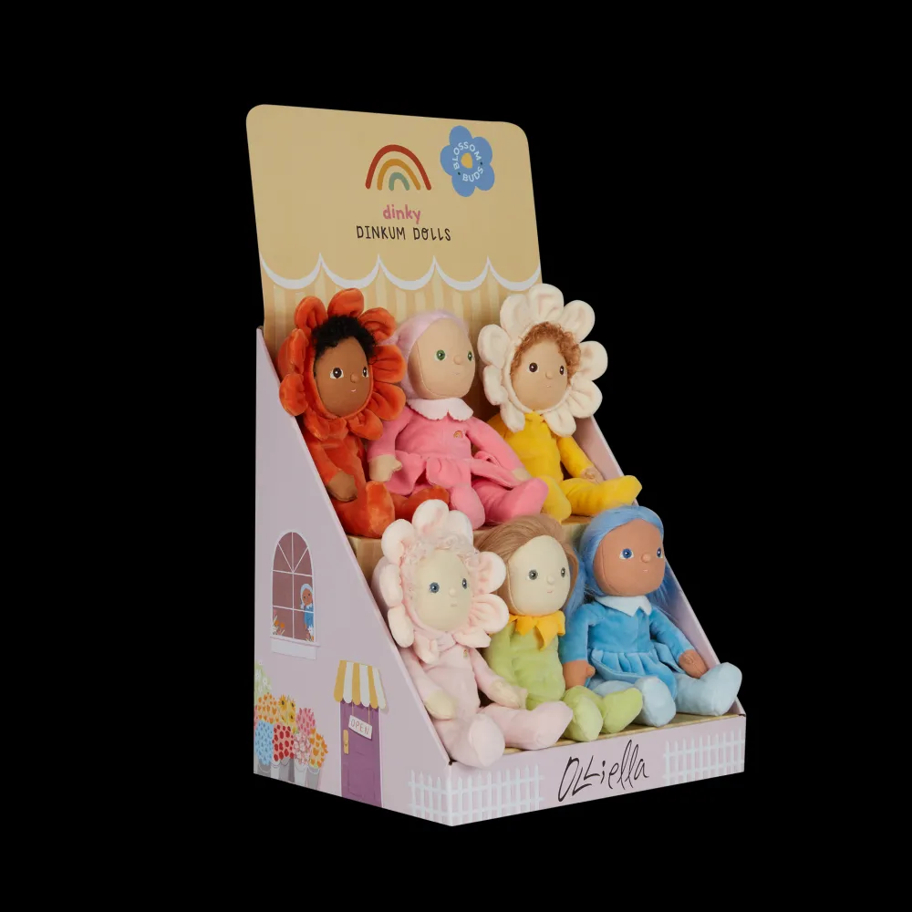 Olli Ella Indoor Play|Soft Toys|Dinky Dinkums Blossom Buds - Multi Pack