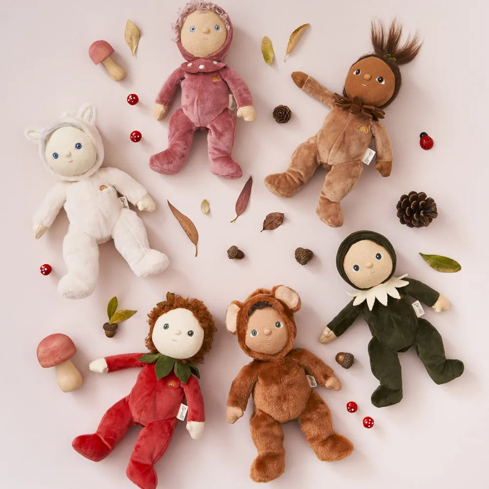 Olli Ella Soft Toys|Small World Play|Dinky Dinkums Forest Friends - Multi Pack