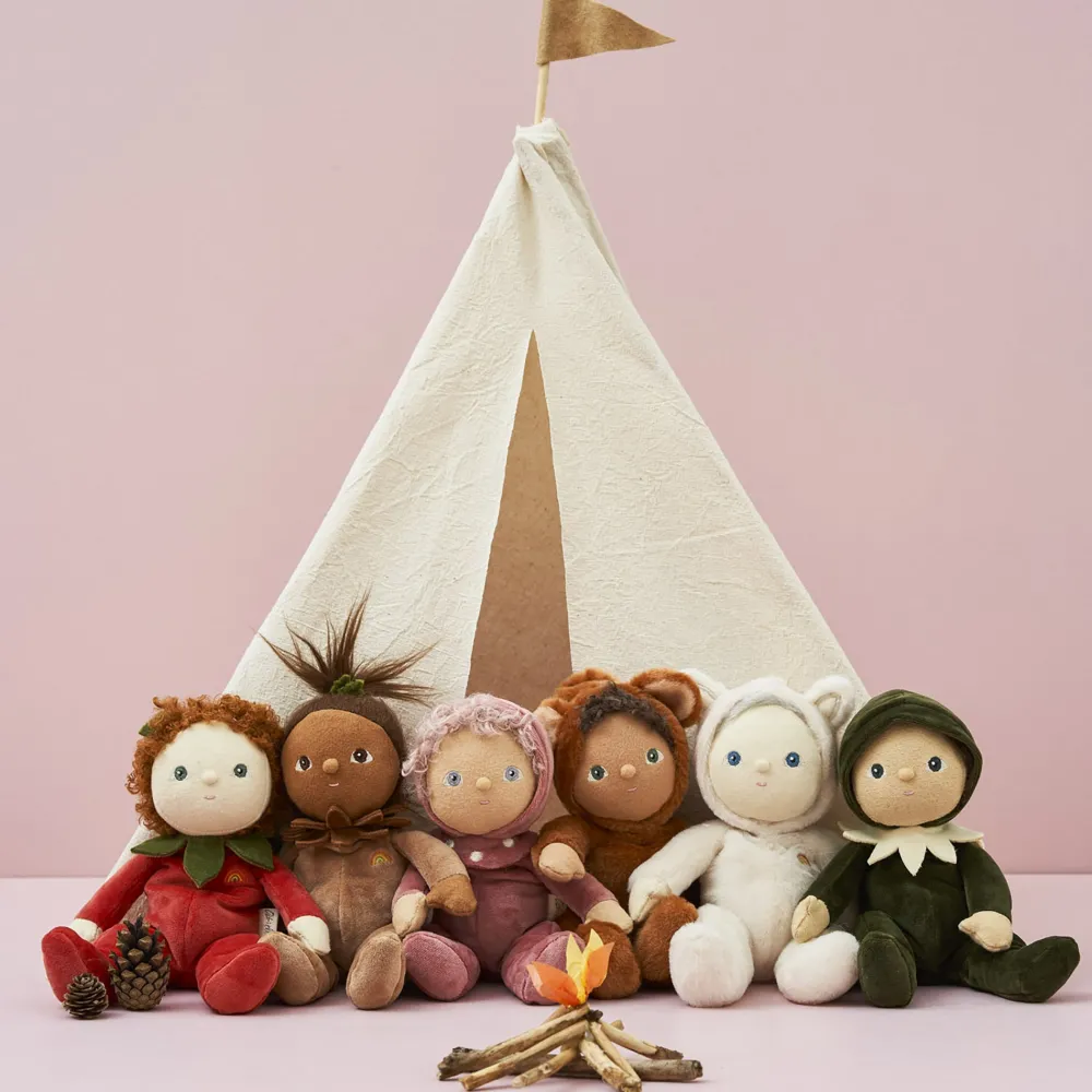Olli Ella Indoor Play|Soft Toys|Dinky Dinkums Forest Friends - Tilly Toadstool