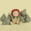 Olli Ella Soft Toys|Small World Play|Dinky Dinkums Fruity Cuties - Patty Pear