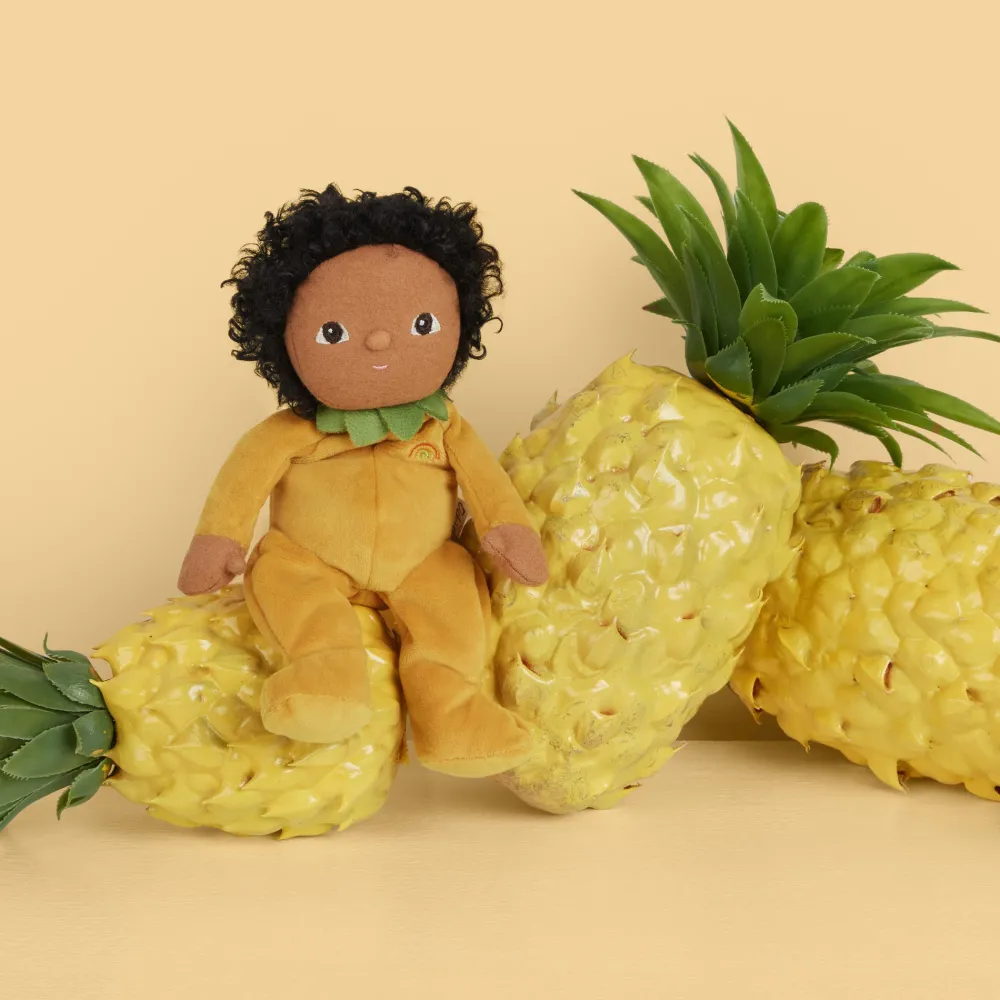 Olli Ella Soft Toys|Dinky Dinkums|Dinky Dinkums Fruity Cuties - Pippa Pineapple