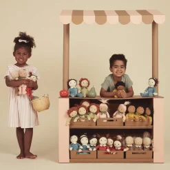 Olli Ella Indoor Play|Soft Toys|Dinky Dinkums Fruity Cuties - Peggy Peach