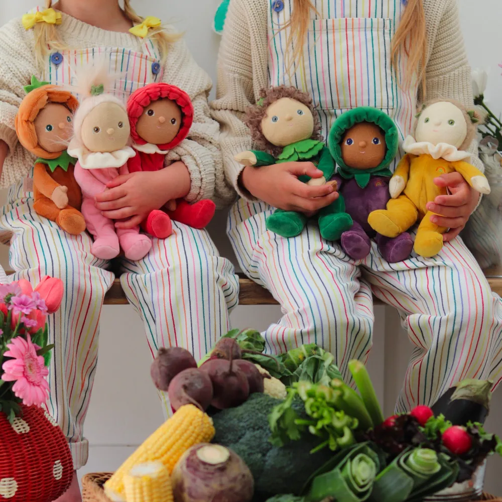 Olli Ella Soft Toys|Small World Play|Dinky Dinkums Happy Harvest - Gene Greens