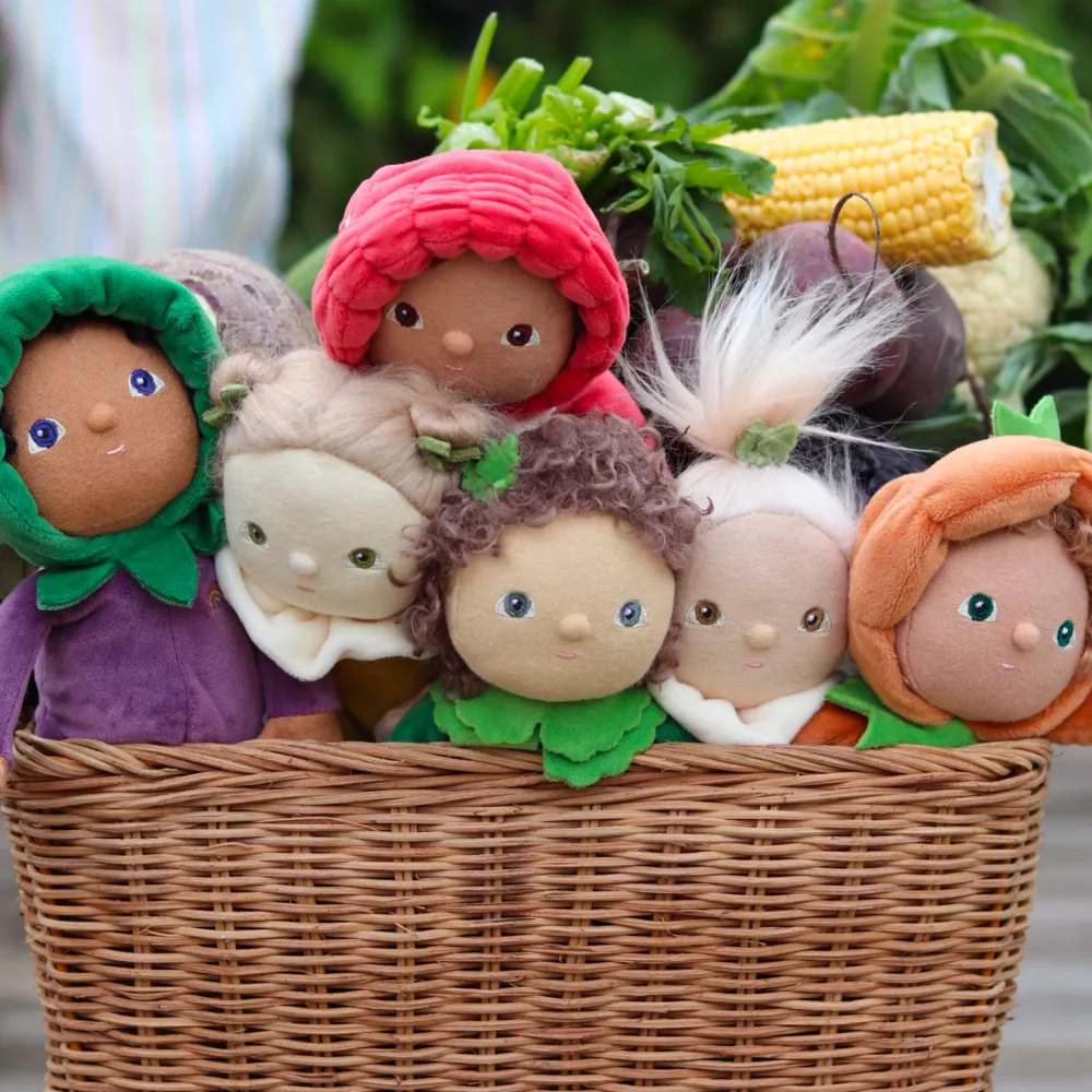 Olli Ella Soft Toys|Small World Play|Dinky Dinkums Happy Harvest - Perry Pumpkin