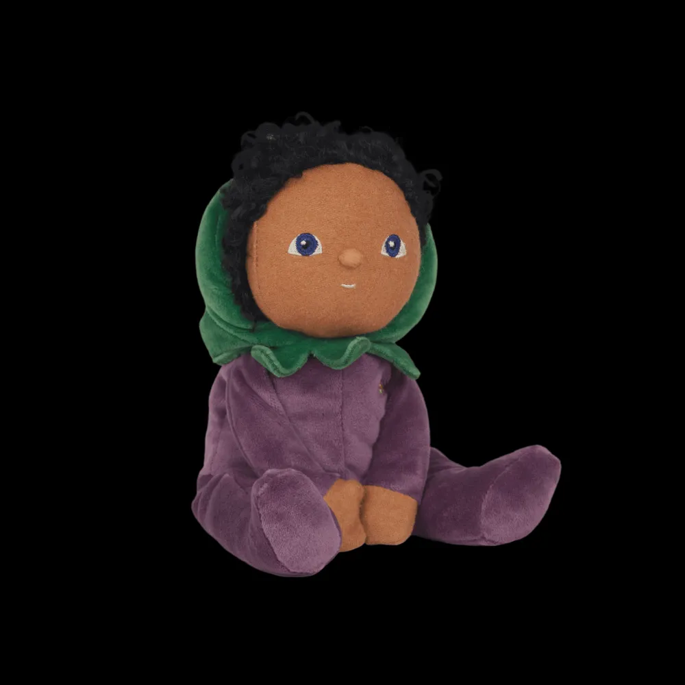 Olli Ella Soft Toys|Small World Play|Dinky Dinkums Happy Harvest - Ellis Eggplant