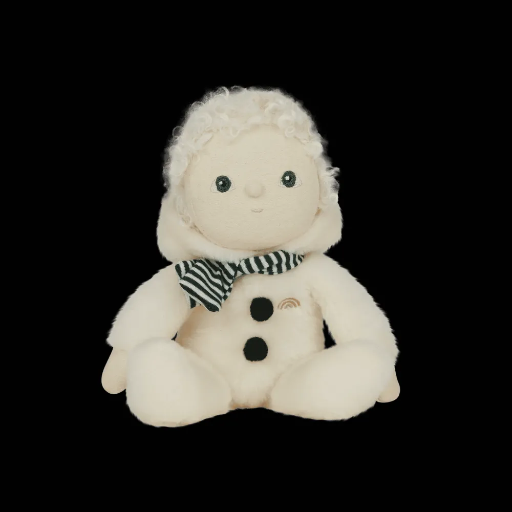 Olli Ella Soft Toys|Small World Play|Dinky Dinkums Jolly Dollies - Sidney Snowman