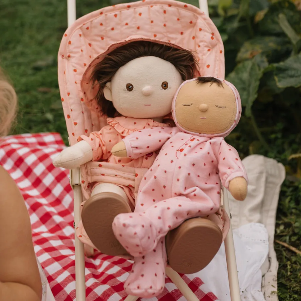 Olli Ella Indoor Play|Soft Toys - Newborns|Dozy Dinkums - Strawberry