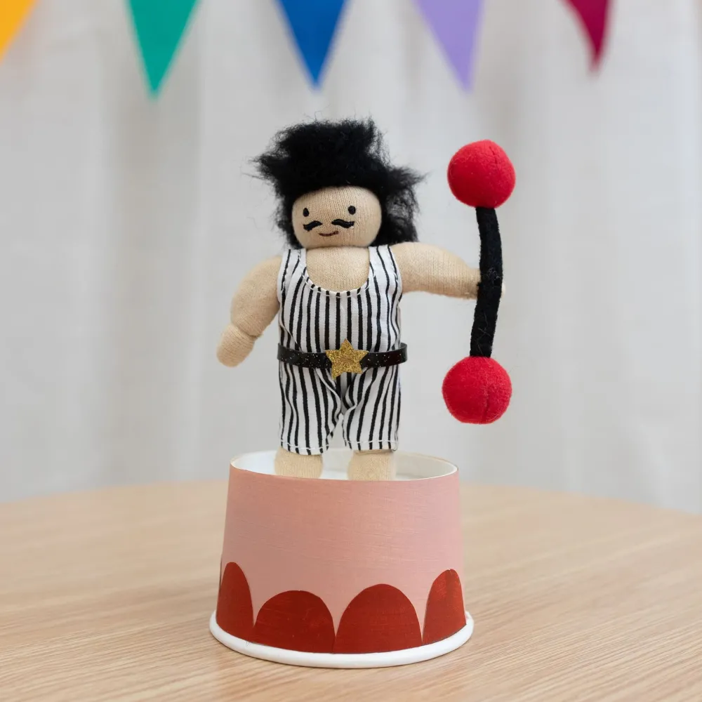 Olli Ella Indoor Play|Small World Play|Holdie Circus Folk - Samson the Strongman