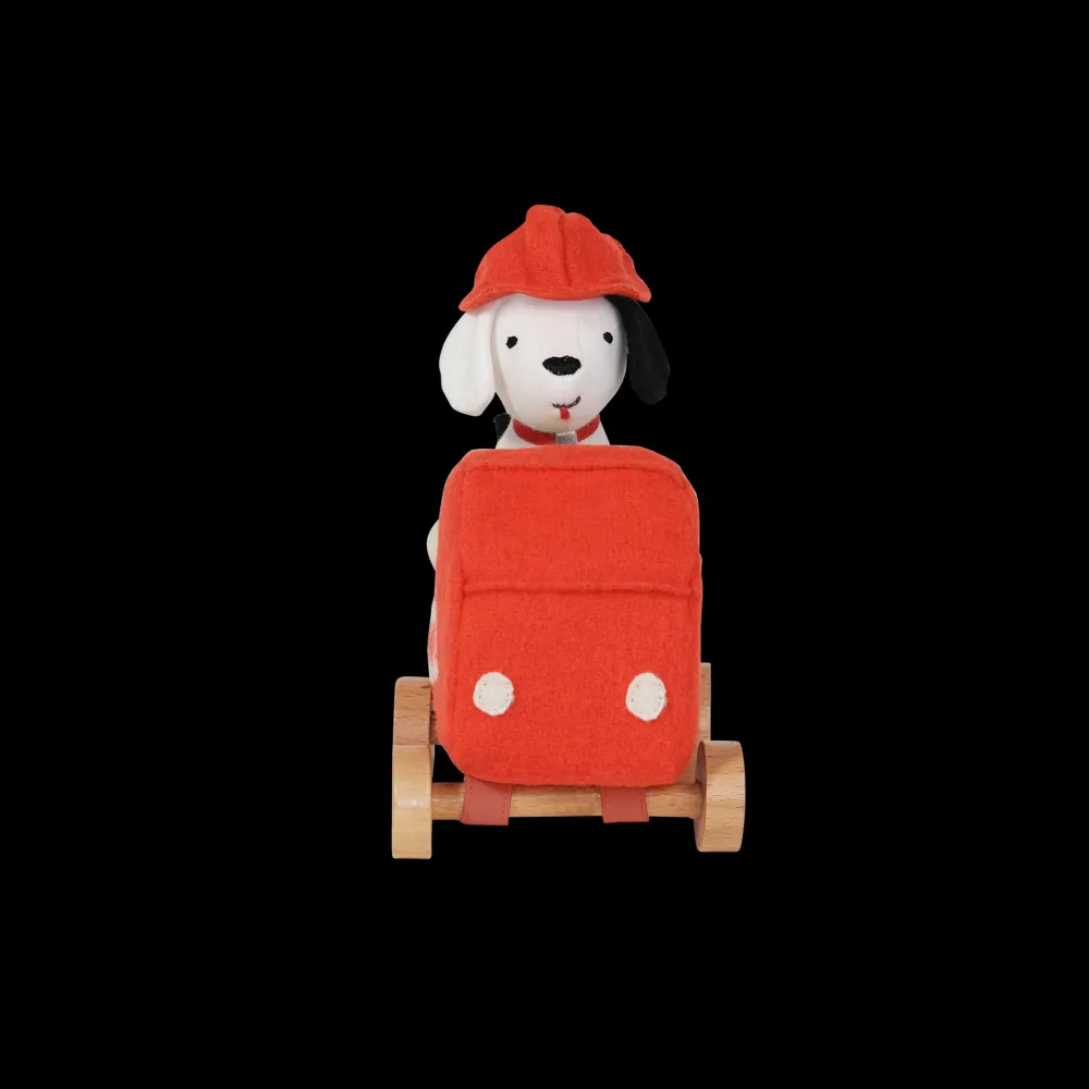 Olli Ella Indoor Play|Small World Play|Holdie Dog-Go - Chief - Red