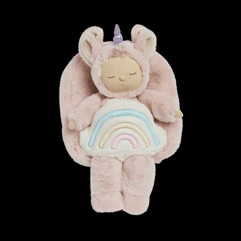 Olli Ella Outdoor Play|Unicorn Universe|Hopalong Unicorn Backpack - Pink