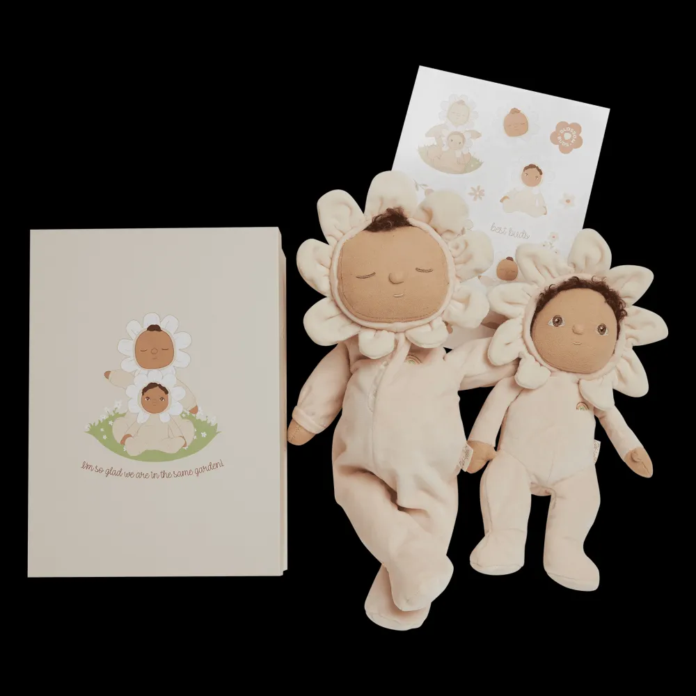 Olli Ella Indoor Play|Soft Toys|Limited Edition Blossom Buds - Gift Set - Gardenia