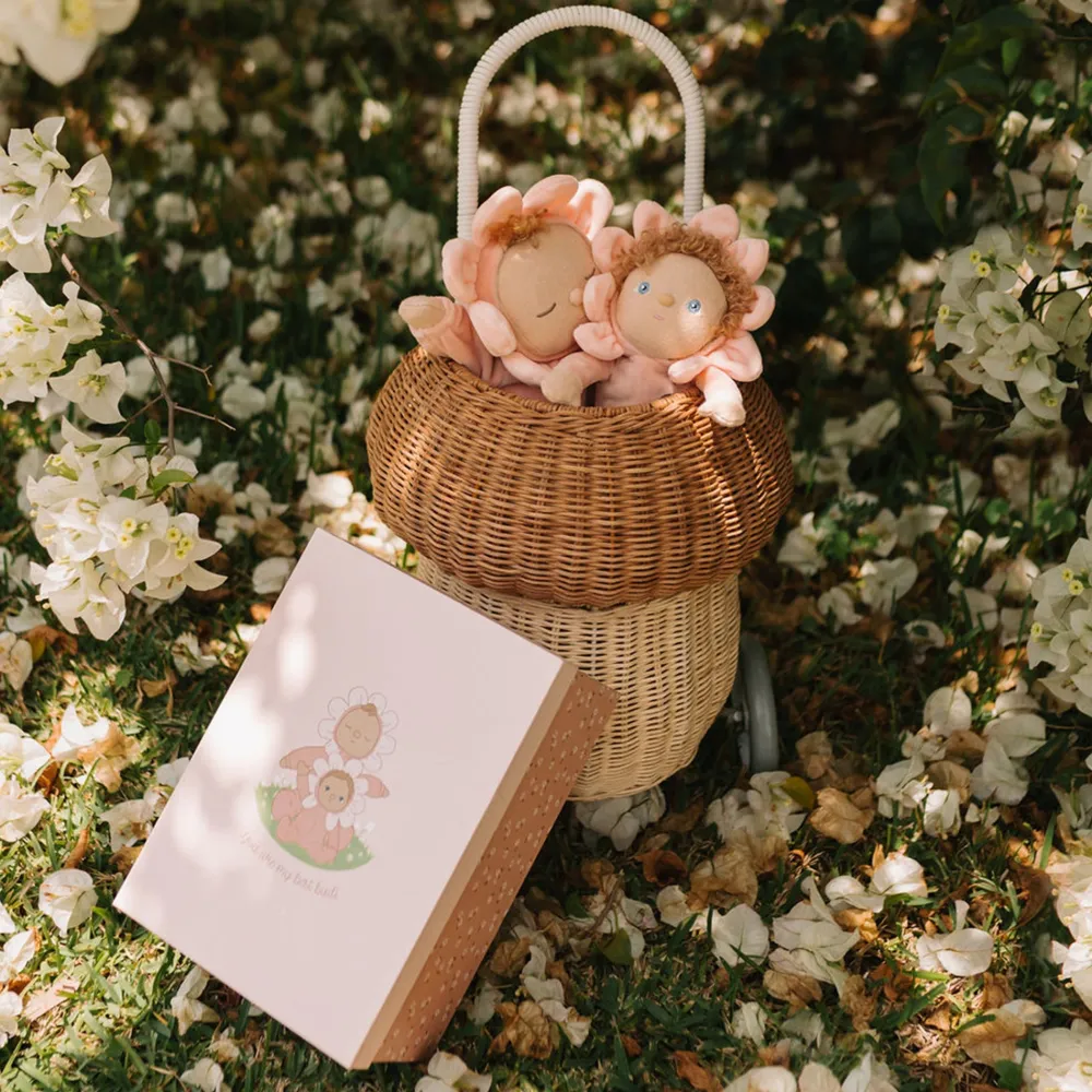 Olli Ella Indoor Play|Soft Toys|Limited Edition Blossom Buds - Gift Set - Tulip