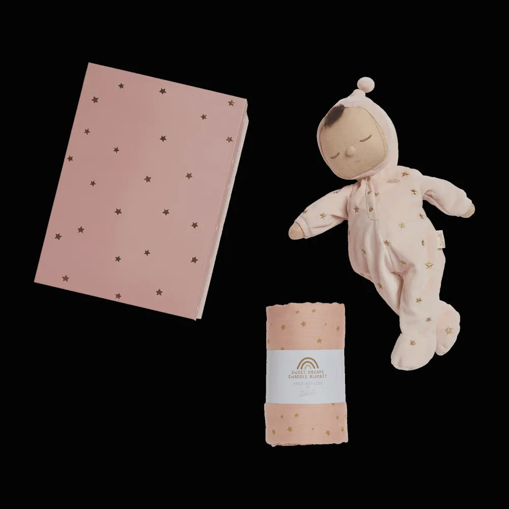 Olli Ella Indoor Play|Soft Toys - Newborns|Lullaby Dozy Dinkum Gift Set - Luna