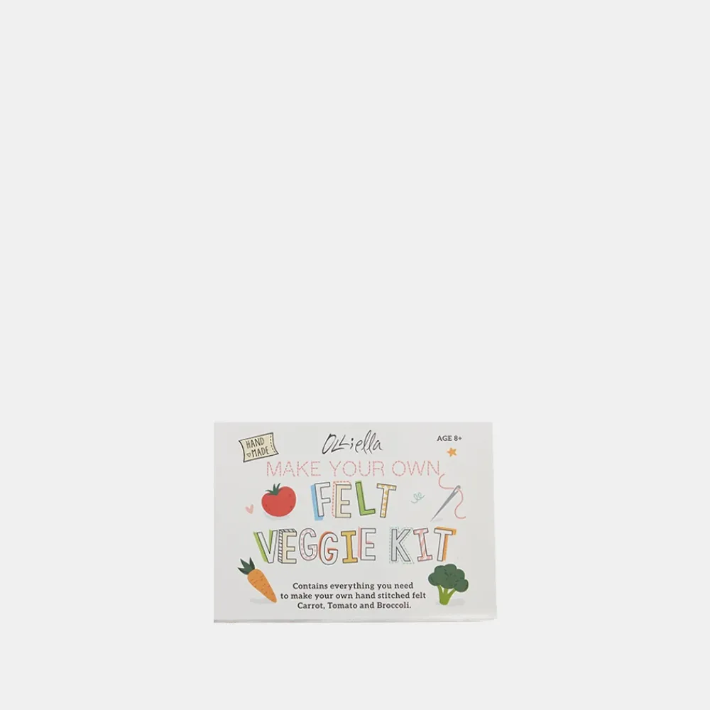 Olli Ella Craft & Activity|Make Your Own Felt Kit - Vegetables