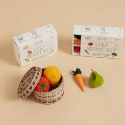 Olli Ella Craft & Activity|Make Your Own Felt Kit - Vegetables