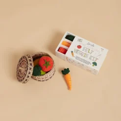 Olli Ella Craft & Activity|Make Your Own Felt Kit - Vegetables