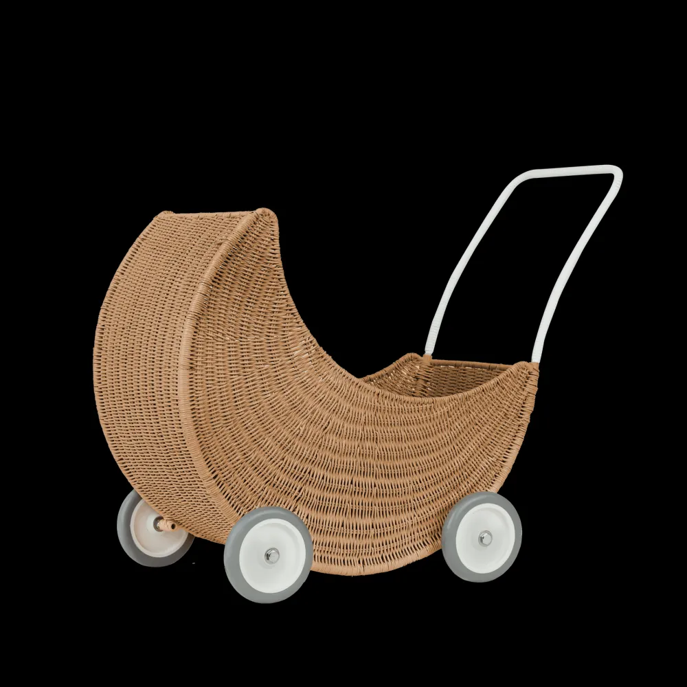 Olli Ella Outdoor Play|Doll Accessories|Moon Strolley - Natural