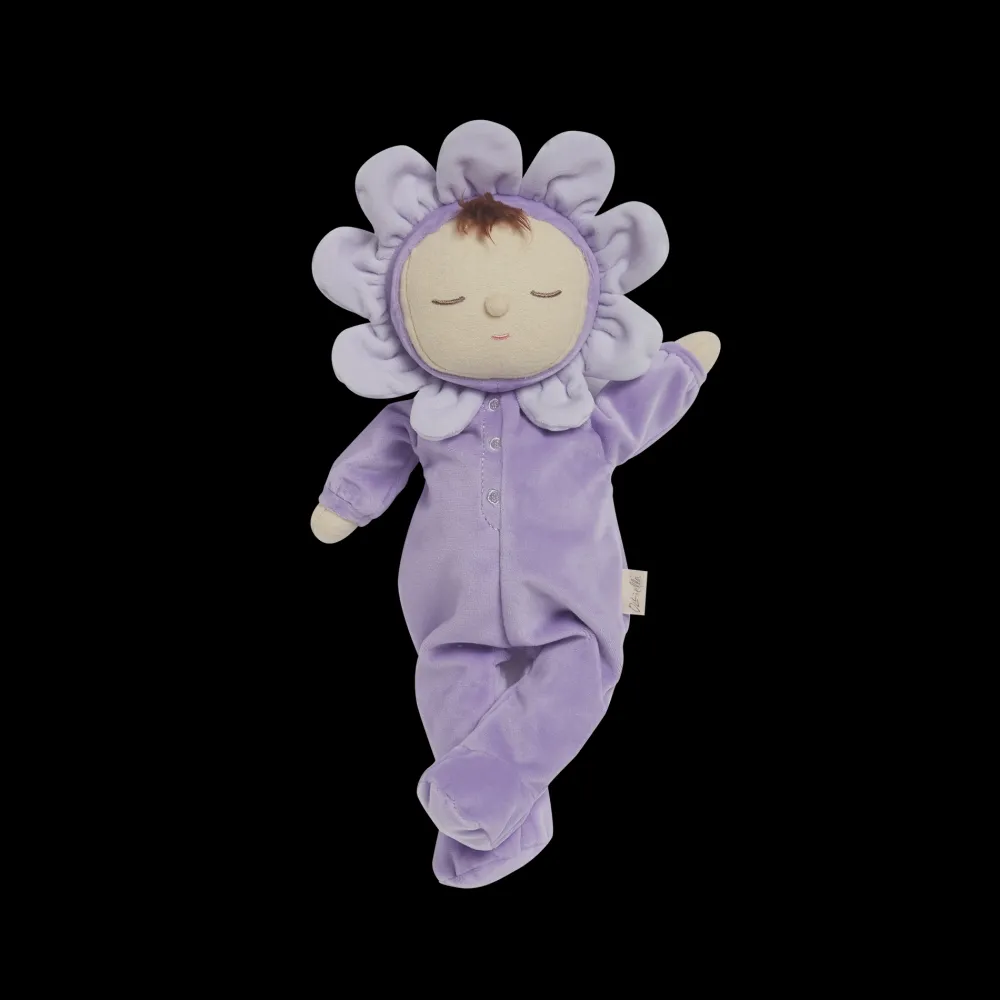 Olli Ella Indoor Play|Soft Toys - Newborns|Petal Dozy Dinkums - Pickle - Lavender