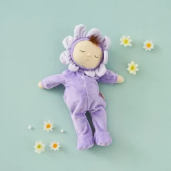 Olli Ella Indoor Play|Soft Toys - Newborns|Petal Dozy Dinkums - Pickle - Lavender