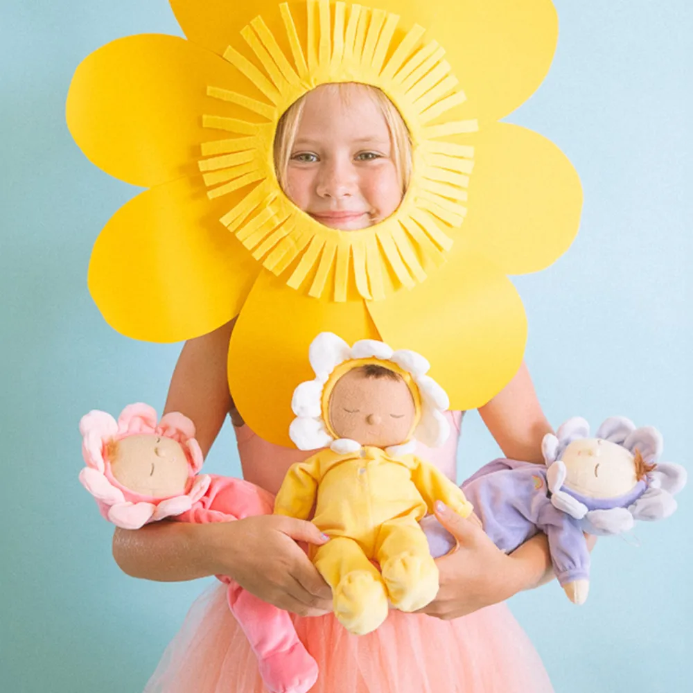 Olli Ella Indoor Play|Soft Toys - Newborns|Petal Dozy Dinkums - Pip - Buttercup