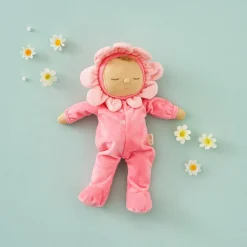 Olli Ella Indoor Play|Soft Toys - Newborns|Petal Dozy Dinkums - Twinkle - Fuchsia