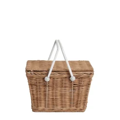 Olli Ella Outdoor Play|For Storage|Piki Rattan Basket - Natural