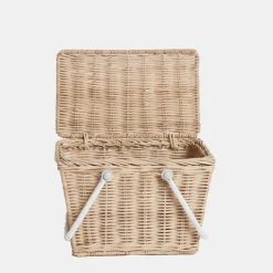 Olli Ella Outdoor Play|For Storage|Piki Rattan Basket - Straw