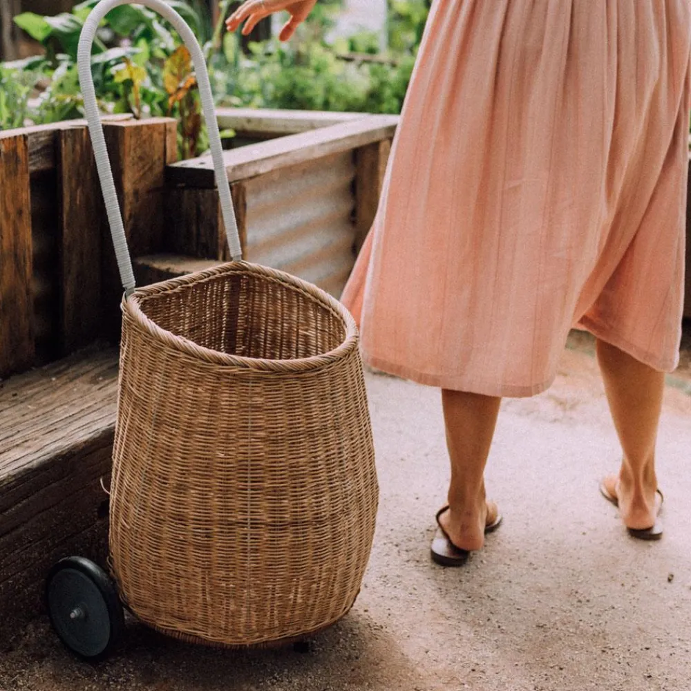 Olli Ella On Wheels|Rattan Big Luggy