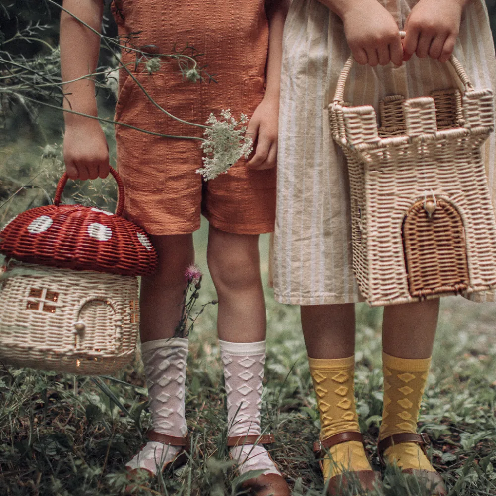 Olli Ella Outdoor Play|To Carry|Rattan Castle Bag