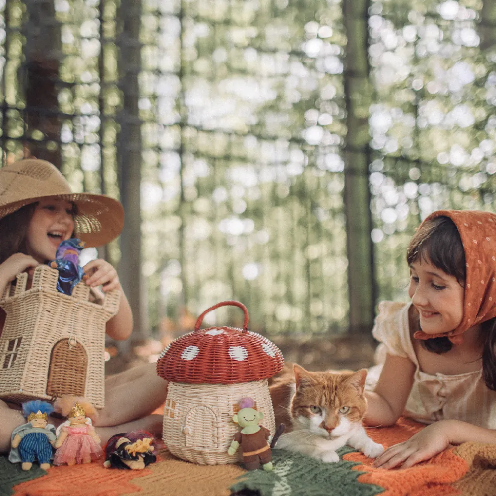 Olli Ella Outdoor Play|To Carry|Rattan Castle Bag