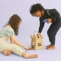 Olli Ella Outdoor Play|To Carry|Rattan Castle Bag