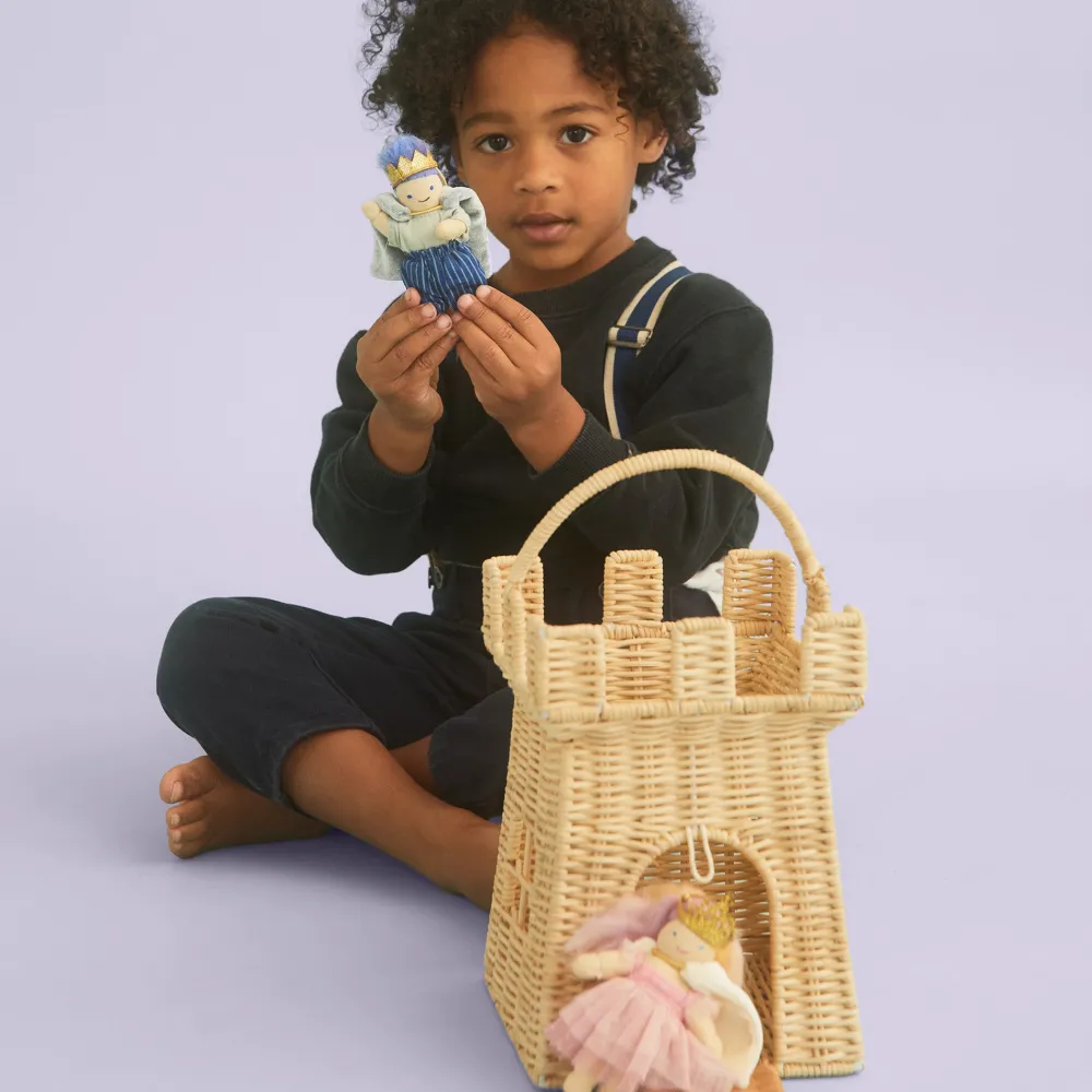 Olli Ella Outdoor Play|To Carry|Rattan Castle Bag
